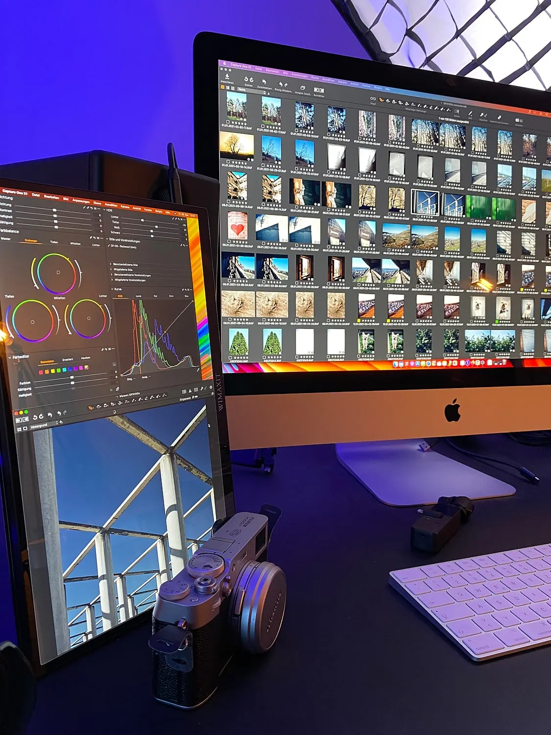 Tethered Workflow mit Capture One, Bildauswahl und Farbkorrektur
