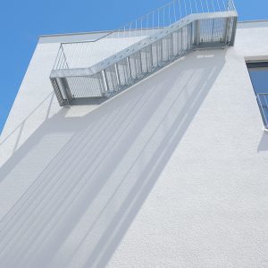 Immobilien und Architekturfotografie Feuertreppe